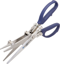 フィルムカット用2連ハサミの写真