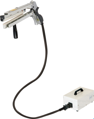 縦型ハンディ：片側加熱式モデル;前側よりの写真