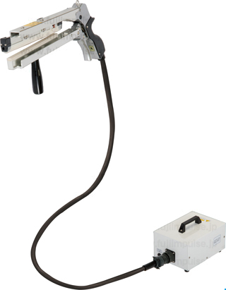 縦型ハンディ：片側加熱式モデル;前側よりの写真